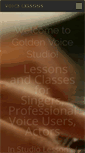 Mobile Screenshot of goldenvoicestudio.com